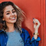 Photo of Woman Wearing Blue Zip-up Jacket